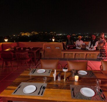 Rooftop Restaurant for Dinner Jaisalmer